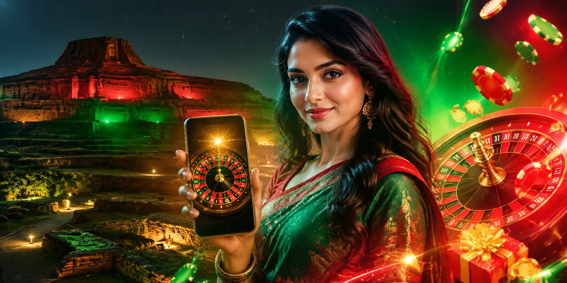 বগুড়ায় রুলেট গেমসের লাল-সবুজ আলোয় উজ্জ্বল দৃশ্য